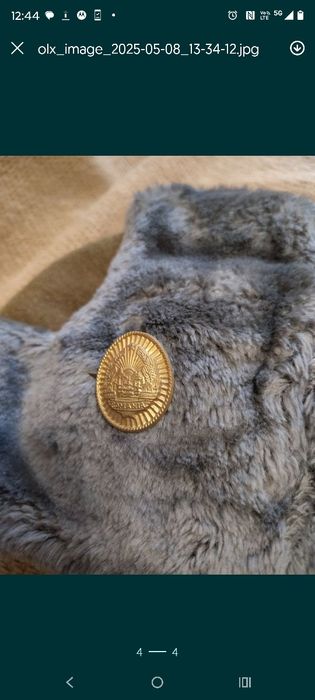 Soldat militar RSR casca caciula cu clape sau boneta iarna