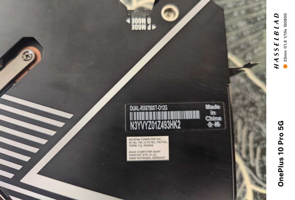 Геймърска видео карта ASUS Radeon RX 6750 XT Dual 12GB