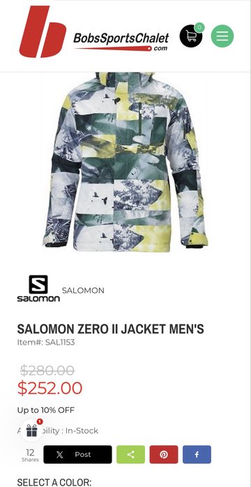 Яке SALOMON zero II уникално