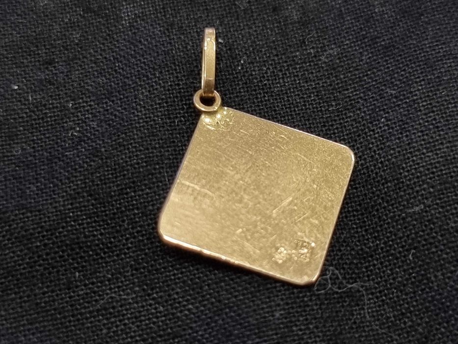 Златна плочка "Стрелец" 18К