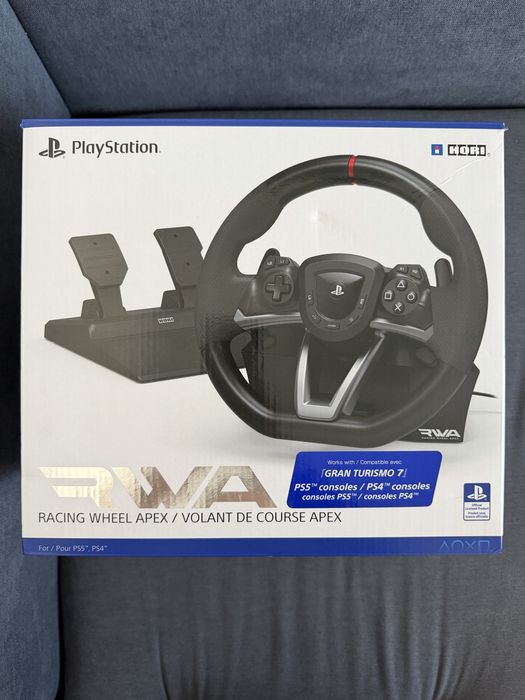 Volan Gaming HORI Racing Wheel Apex (RWA)-PS5/PS4/PC-Cutie Originala