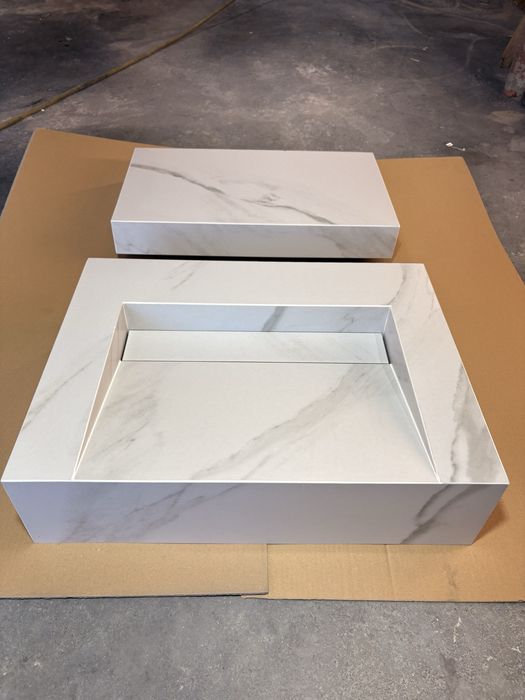 Мивка от гранитогрес 60×45 см + рафче