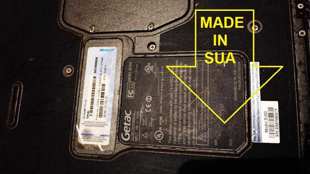 Laptop militar Getac uz auto diagnoza, agricultura, industrie, Intel