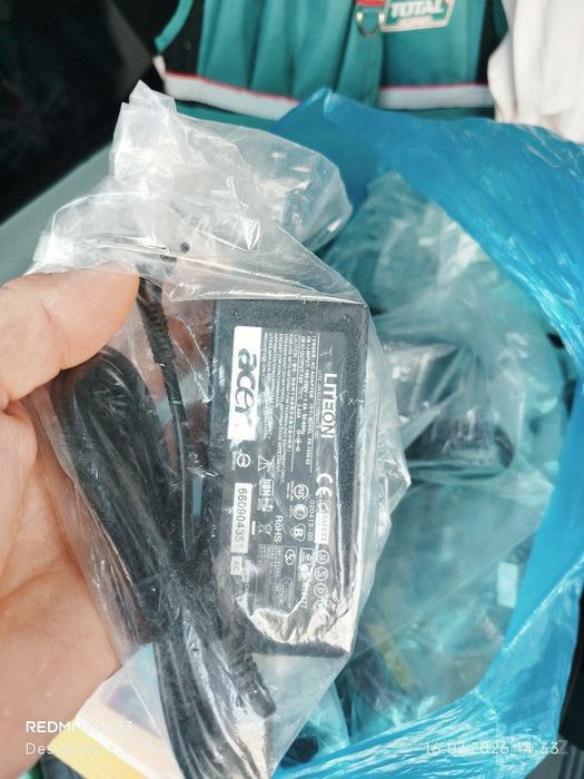 Noutbok zaryadkalari Acer Asus HP Lenovo Samsung Dell LG