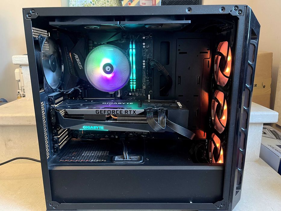 Гейминг компютър RTX 3070ti, Ryzen 5 3600, 16gb DDR4, 512gb NVMe