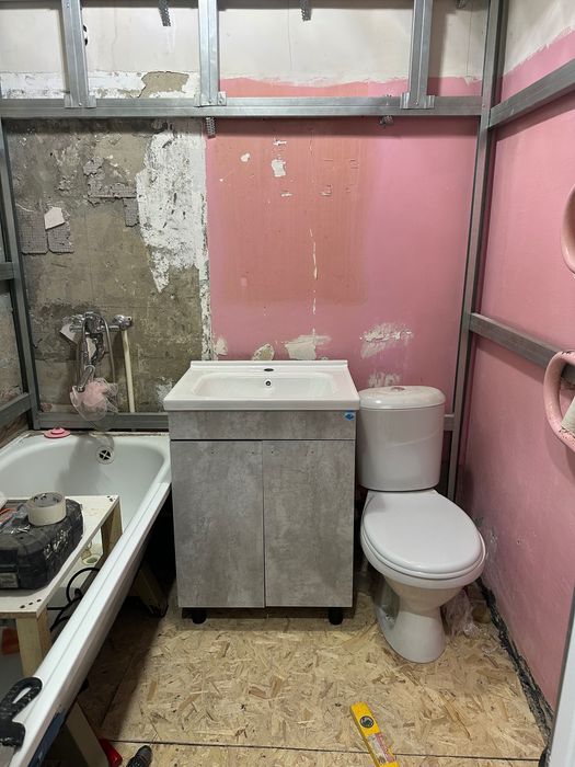 Ремонт ванной декор панелью !