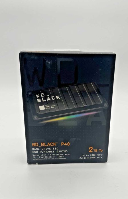 SSD WD Black Western Digitel P40 2tb Usb 3.2 Playstation 5 / xbox
