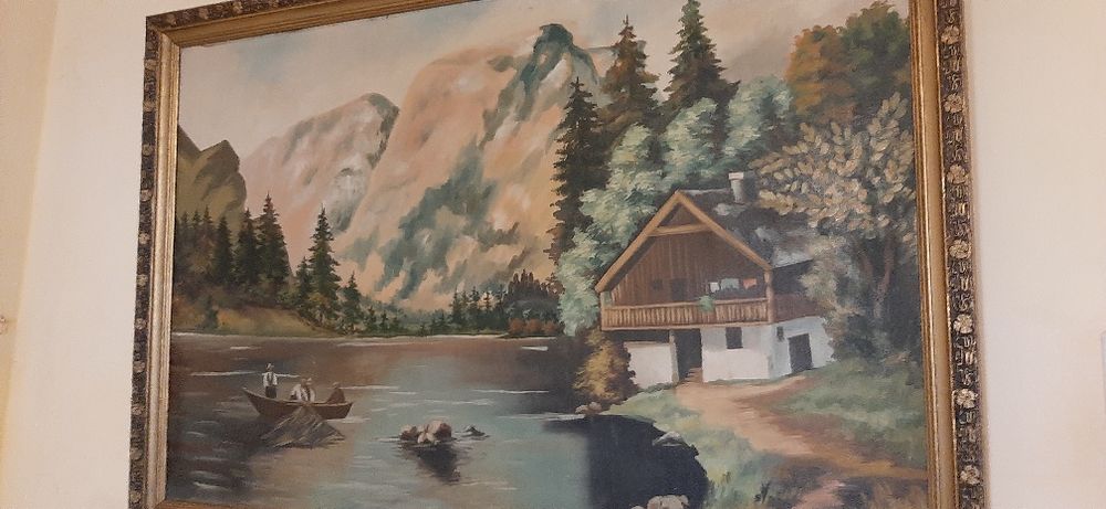 Tablouri pictate in acuarela pe panza