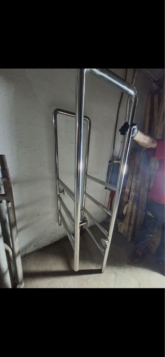 Scara inox teava 40 mm piscina
