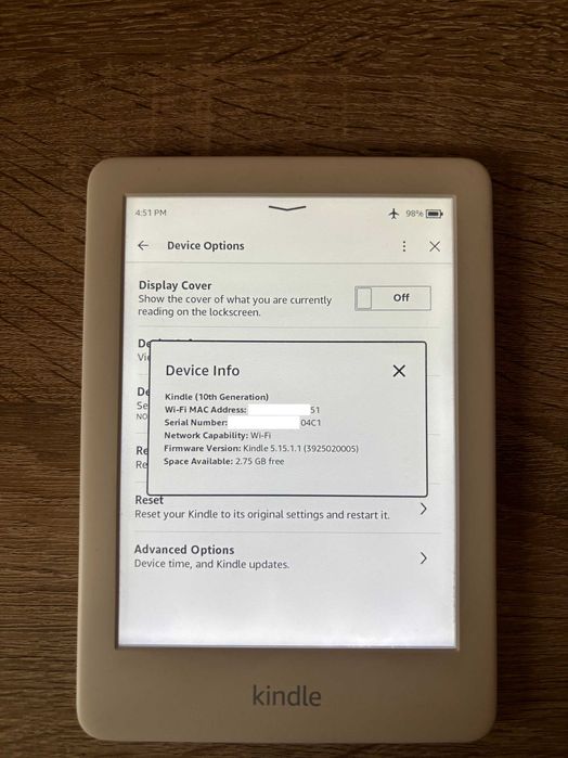 Kindle ebook reader Generatia 10