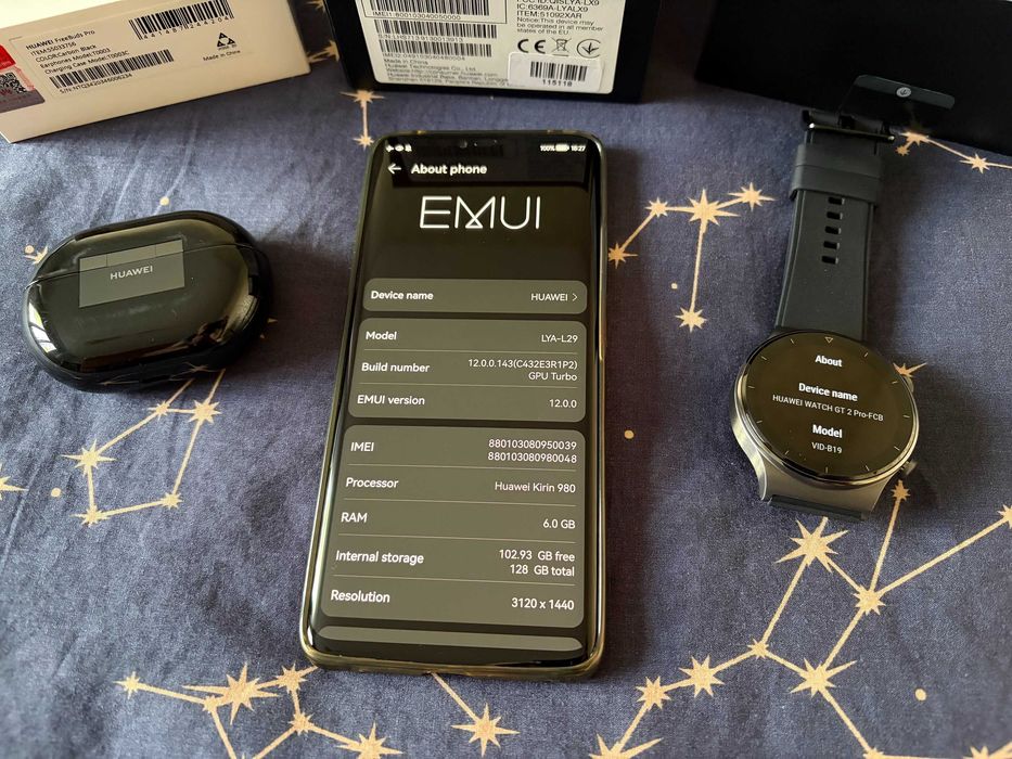 Huawei Mate 20 Pro + Watch GT2 Pro + FreeBuds Pro