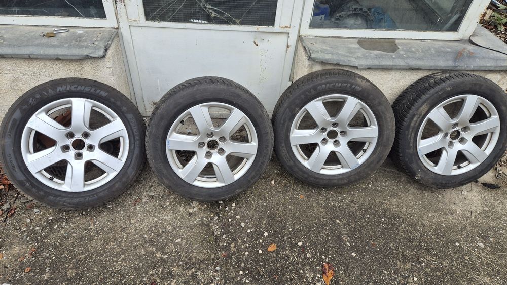 Jante  Audi echipate cu anvelope iarna  Michelin225 55 17