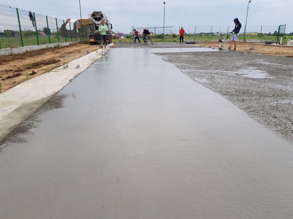 Betoane elicopterizate, Turnari si finisari betoane