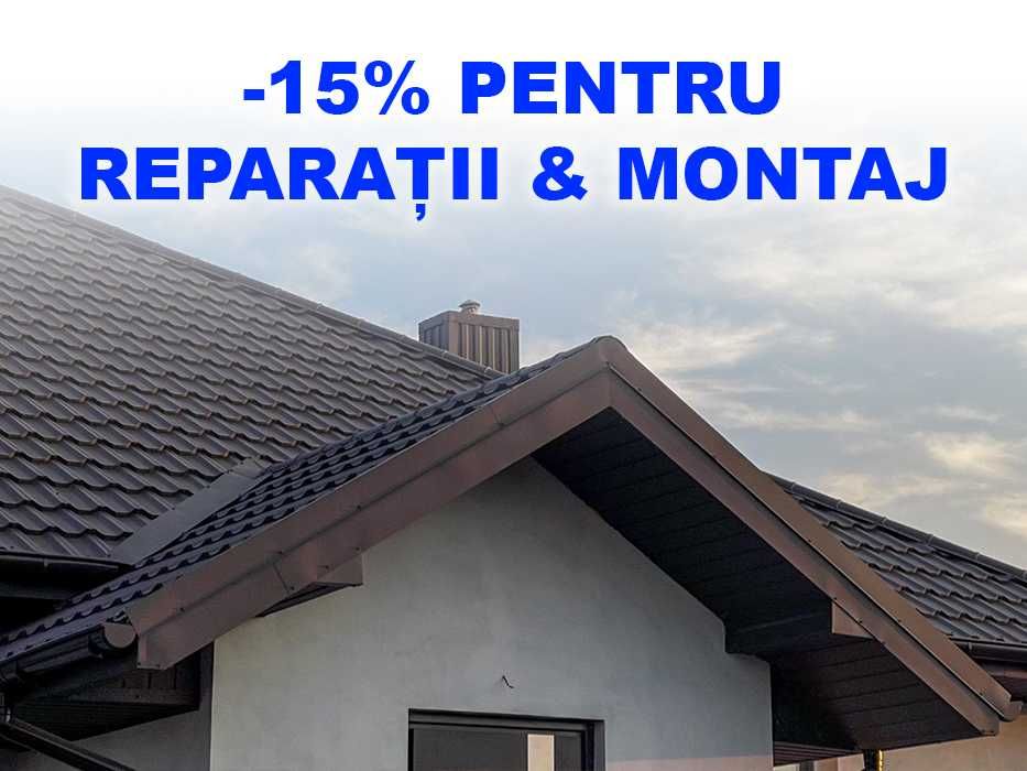 Acoperișuri - Montaj, Reparații, Dulgherie, Jgheaburi, Etc