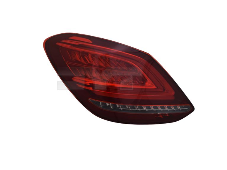 Stop, lampa spate Mercedes Clasa C (W205), 07.2018- model Sedan, partea stanga/dreapta, cu lampa ceata spate; LED; fara marcaj "Mercedes"
