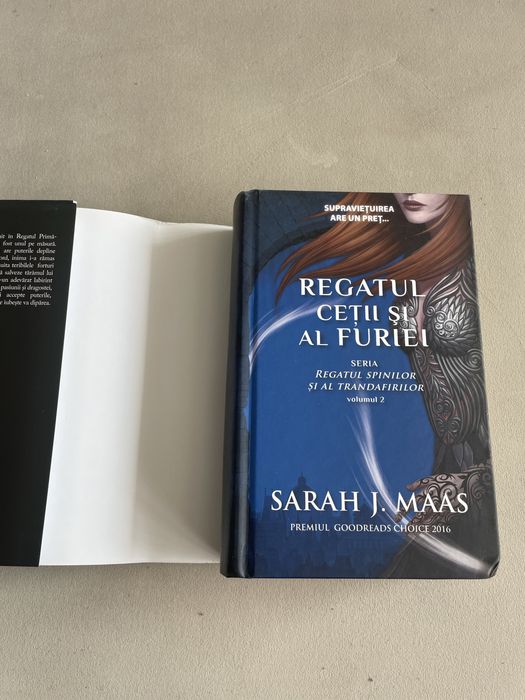 Regatul cetii si al furiei Sarah J Maas Acotar, hardcover