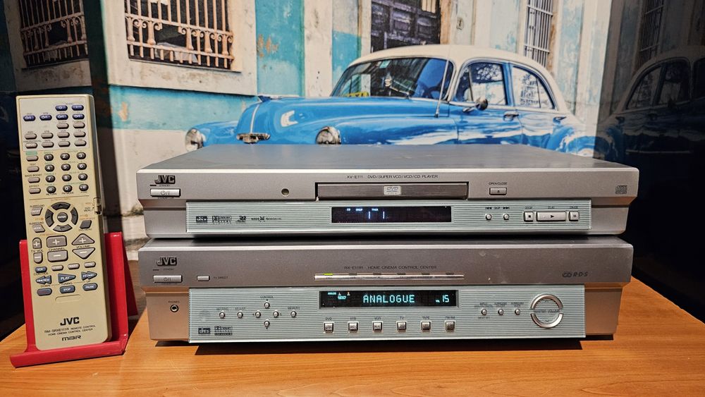 Amplificator statie receiver JVC RX E 111 R si/sau cd dvd JVC XV E 111