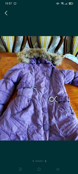 Пуховик. Куртка зимняя для девочек