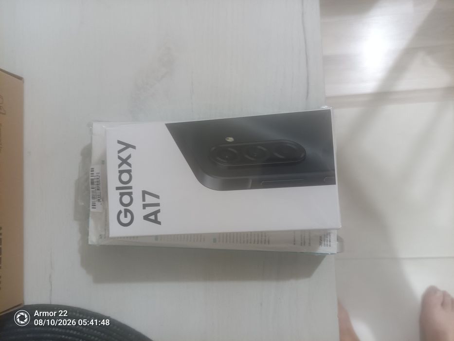 Samsung A 17 Galaxy black нов в оригиналната опаковка,в гаранция батерия 10 000 mA