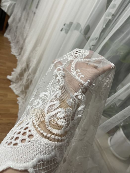 Тюль готовая для зала