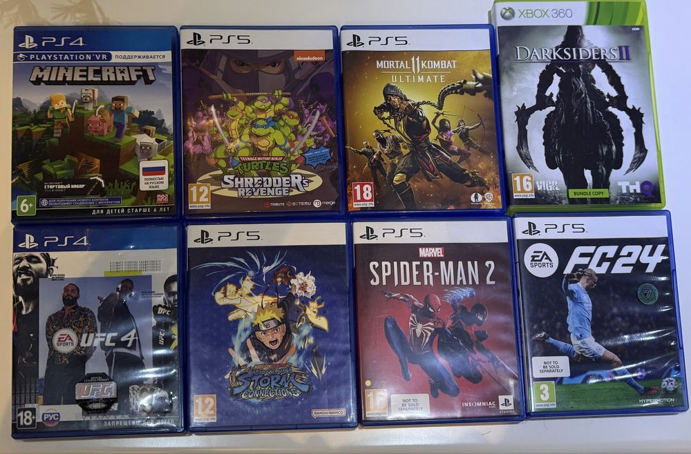 Продаю или Обменяю игры Ps 4/5 и xbox