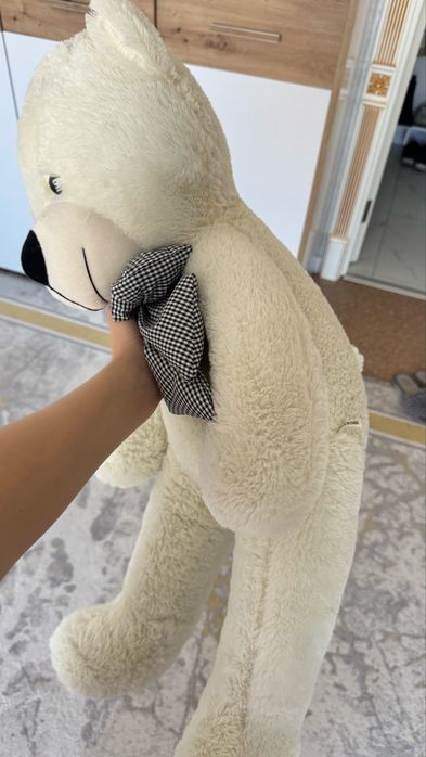 Мишка игрушка белая