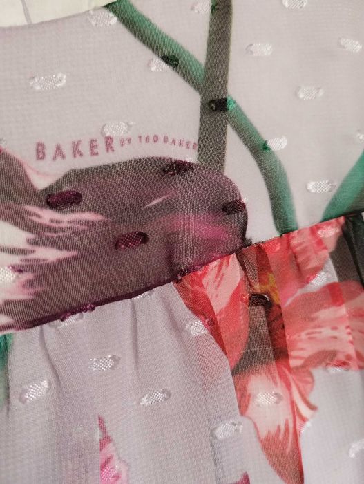 Детска копринена официална рокля на Ted Baker