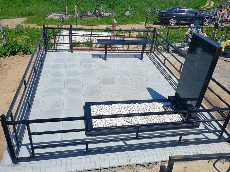 Облагораживание могил. Изготовление памятников,огради