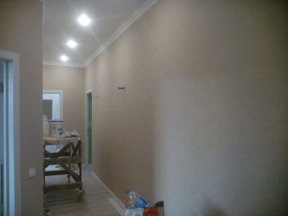 Поклейка обоев 600тг,м²