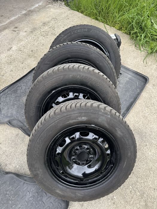 Jante tabla originale vw polo 6r cu anvelope noi
