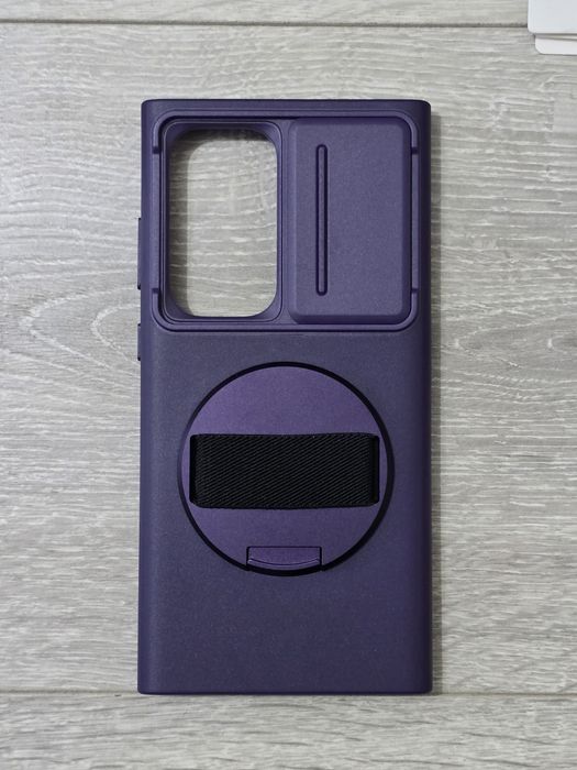Husă Samsung Galaxy S24 Ultra – Curea rotativă 360° + Capac glisant