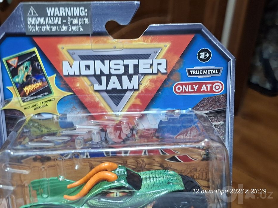 Оригинальная коллекционная модель Monster Jam — Dragon True Metal