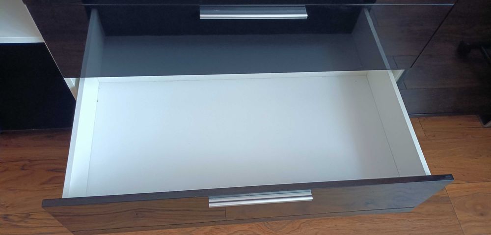 Comoda/Consola MDF Negru lucios