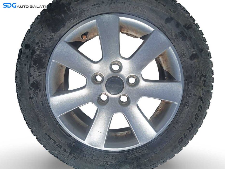 Set 4 Jante Janta Roata Roti Aluminiu 195 65 15 R15 Audi A4 B6 2001 - 2005 (KBA45850 6 1/2Jx15H2 ET 47) [JNT0013]