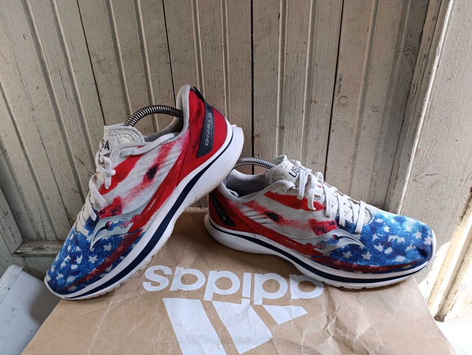 Saucony Kinvara 12 'ViZiPRO USA Flag''оригинални мъжки маратонки 43 н