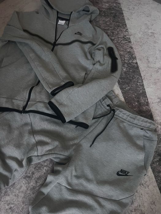 nike tech fleece найк теч флис серый