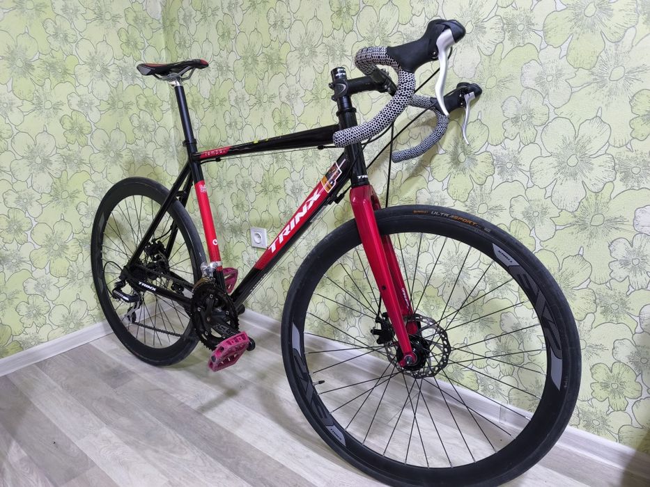 Кастом Карбон вилка Trinx Tempo 1.1 ( 2x9 Shimano Sora) рама алюминь