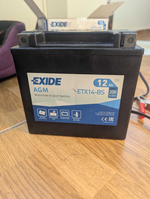 Baterie Moto noua Exide AGM model ETX14-BS