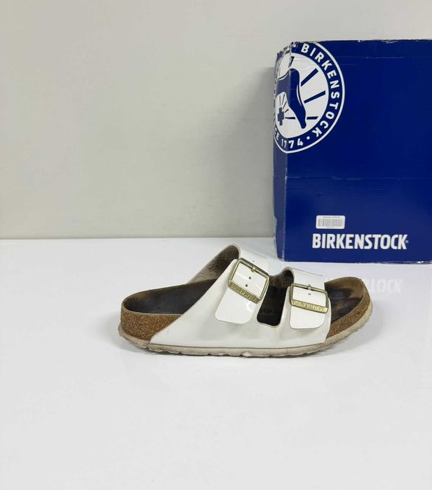 Birkenstock Arizona Patent White