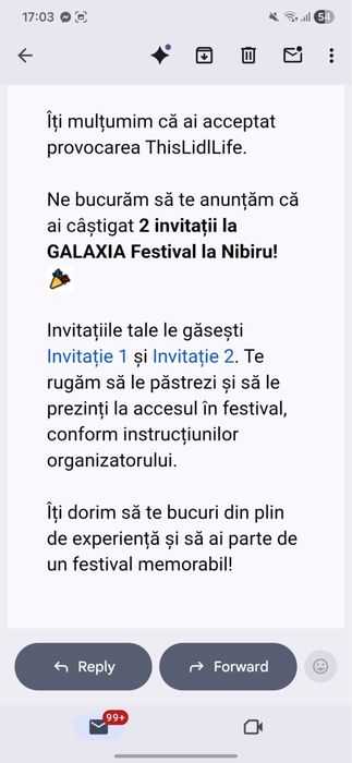 Doua Bilete Galaxia