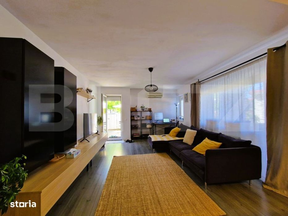 Apartament 3 camere, 76 mp + gradina, Apahida