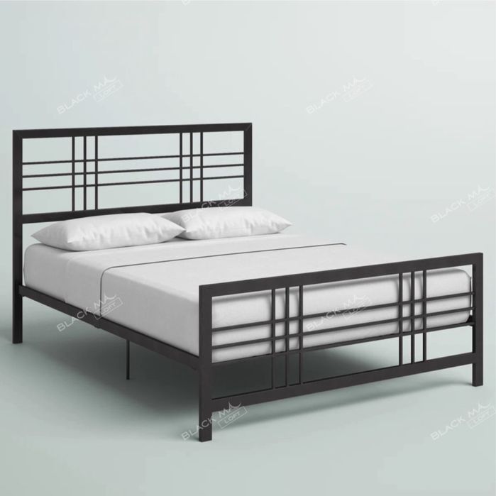 Металлическая кровать MALAGA, loft krovat, Temir karavat металл крават