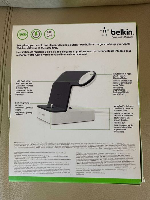 Станция за зареждане на iPhone и Apple Watch- Belkin