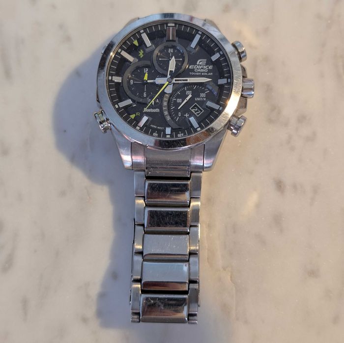 Casio Edifice EQB-500 Bluetooth Tough Solar, inox