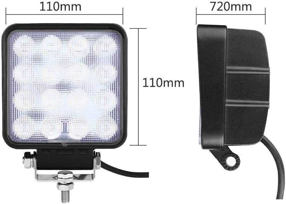 Допълнителни светлини за автомобил VINGO® 3 W Led 6500 K 4320LM