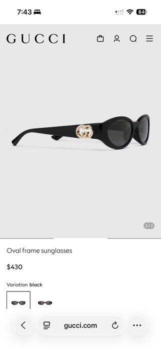 gucci черни очила дамски с кутия и кърпичка и мек калъф дамски със златно лого гучи