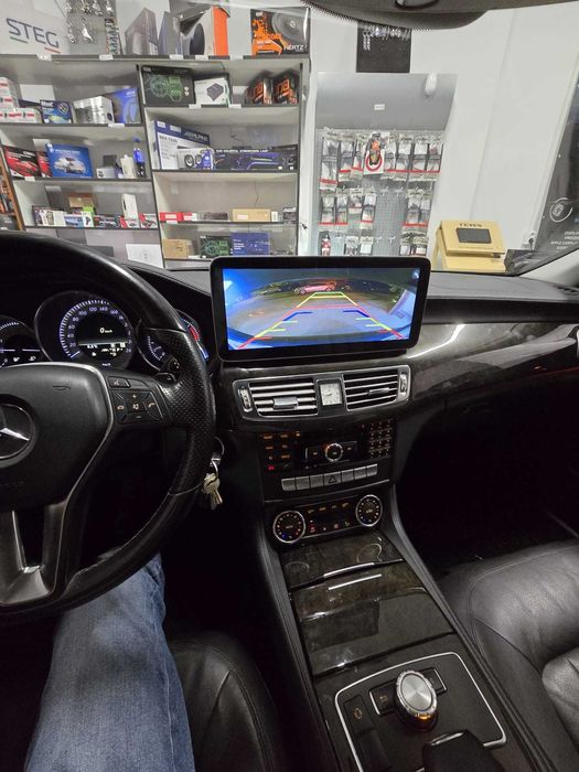 Navigatie android Mercedes CLS Waze YouTube GPS
