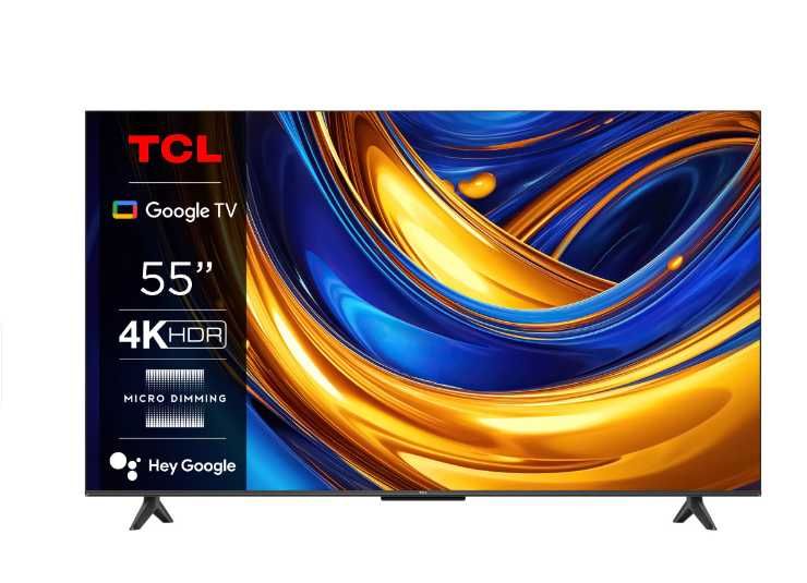 Hope Amanet P5-Televizor TCL LED 55P655, 139 cm, Smart Google TV, 4K Ultra HD, Clasa