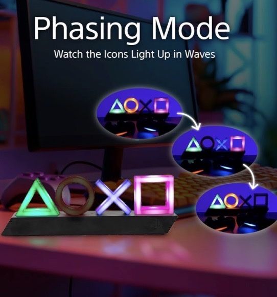 Lampă cu simbol buton Playstation