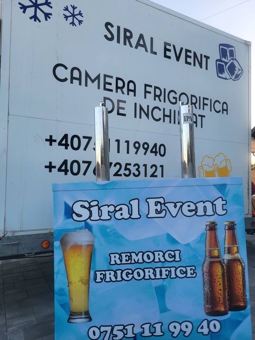 remorca frigorifica /cub frigorific/ vitrine frigorifice /dozator bere